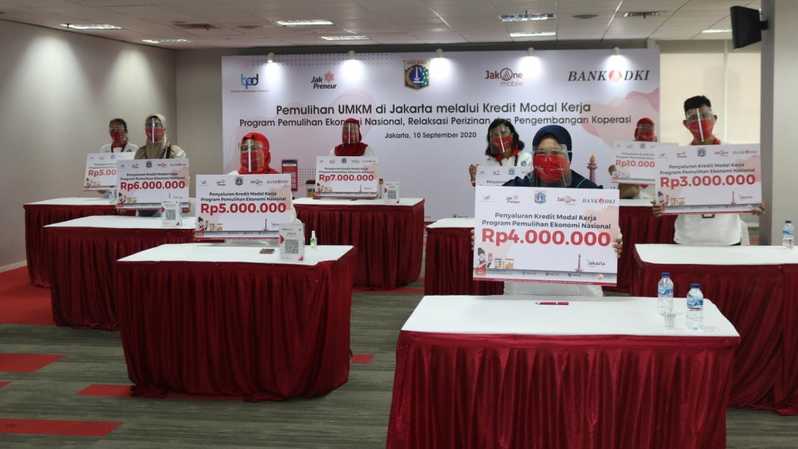 Bank DKI Kucurkan Kredit ke UMKM Jakpreneur.