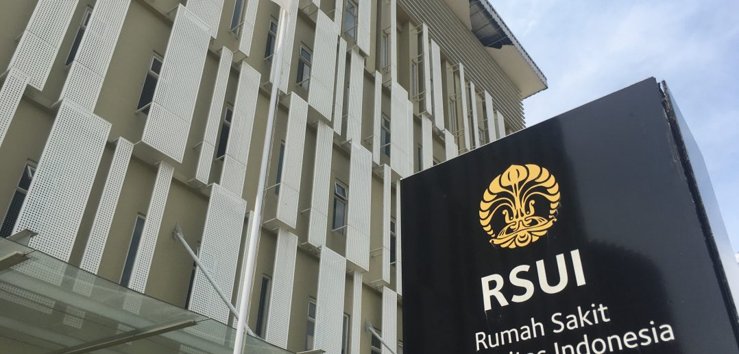 Gedung RS Universitas Indonesia di Depok, Jabar.