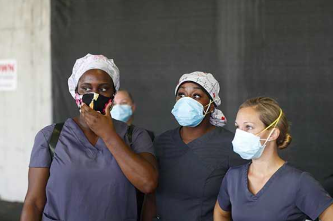 Ilustrasi - Petugas Medis Covid-19 di Amerika Serikat