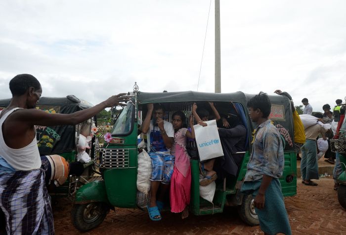 Warga Rohingya di Bangladesh.