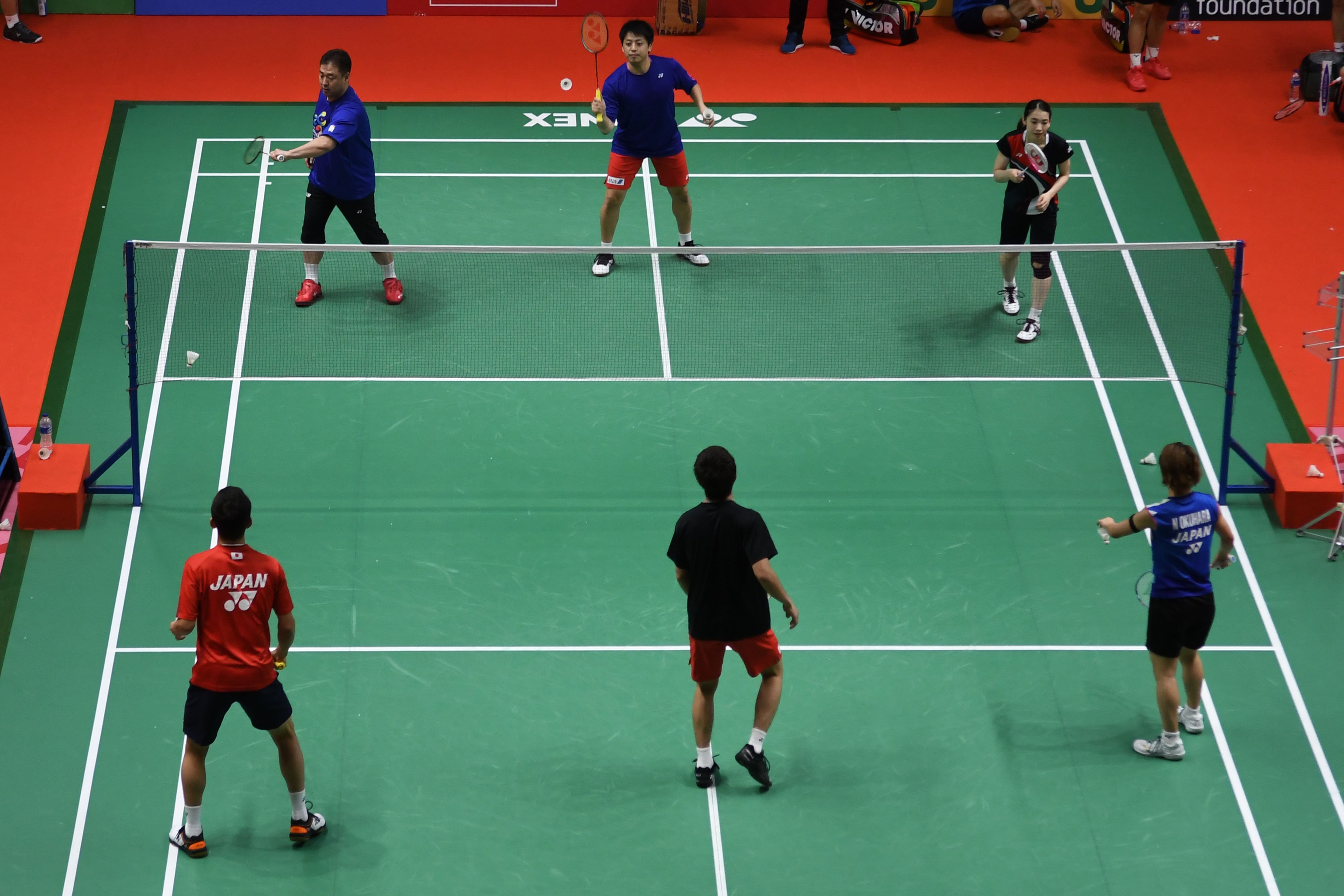 Ilustrasi turnamen bulu tangkis