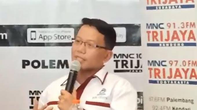 Presiden Konfederasi Serikat Pekerja Nasional (KSPN) Ristadi. 