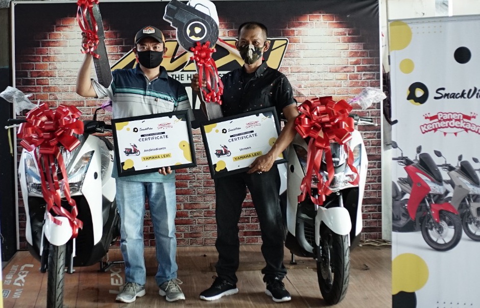 Pemenang lomba content creator yang digelar Snack Video