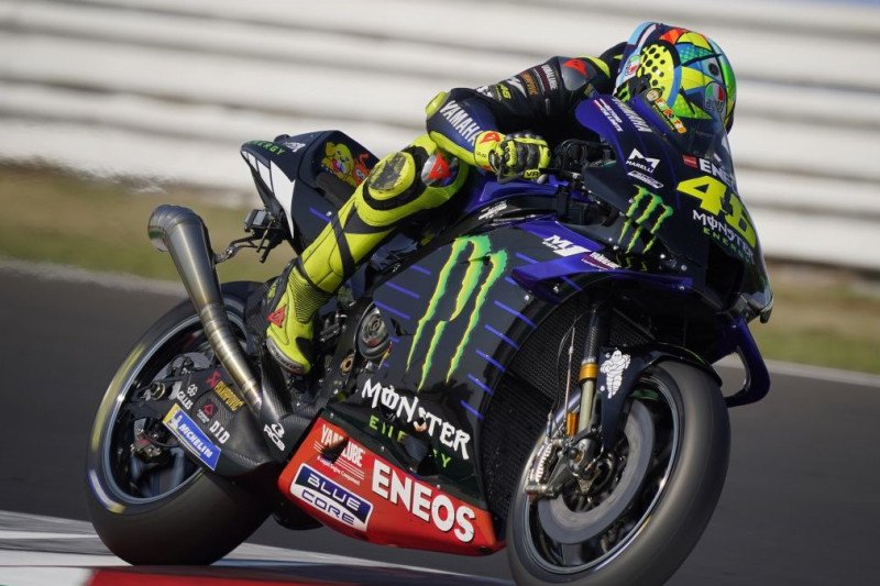 PEBALAP tim Monster Energy Yamaha Maverick Vinales kembali menunjukkan kecepatannya di Sirkuit Misano, Rabu (16/9)