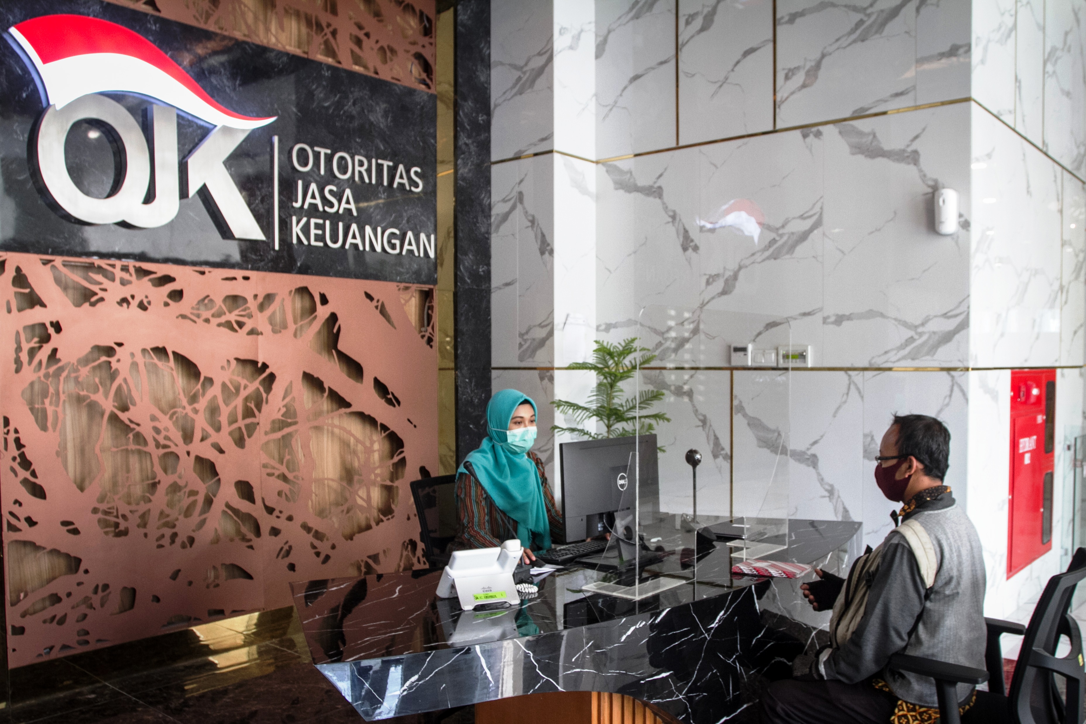 Kantor OJK.