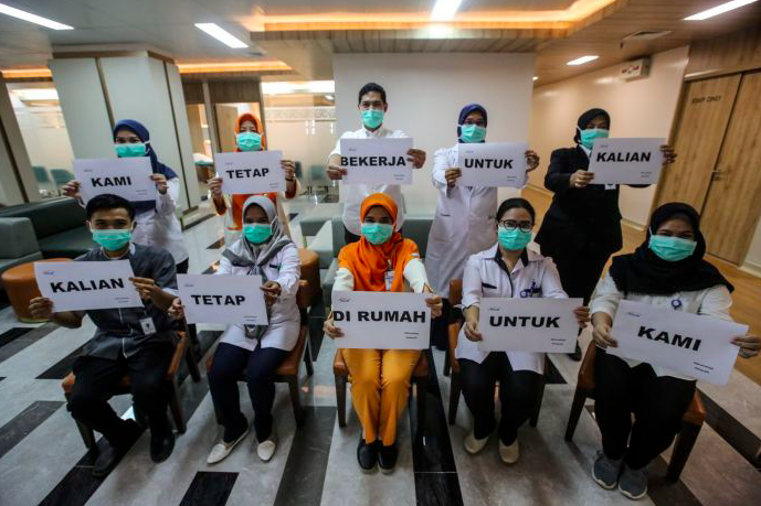 Ilustrasi Tenaga Kesehatan.