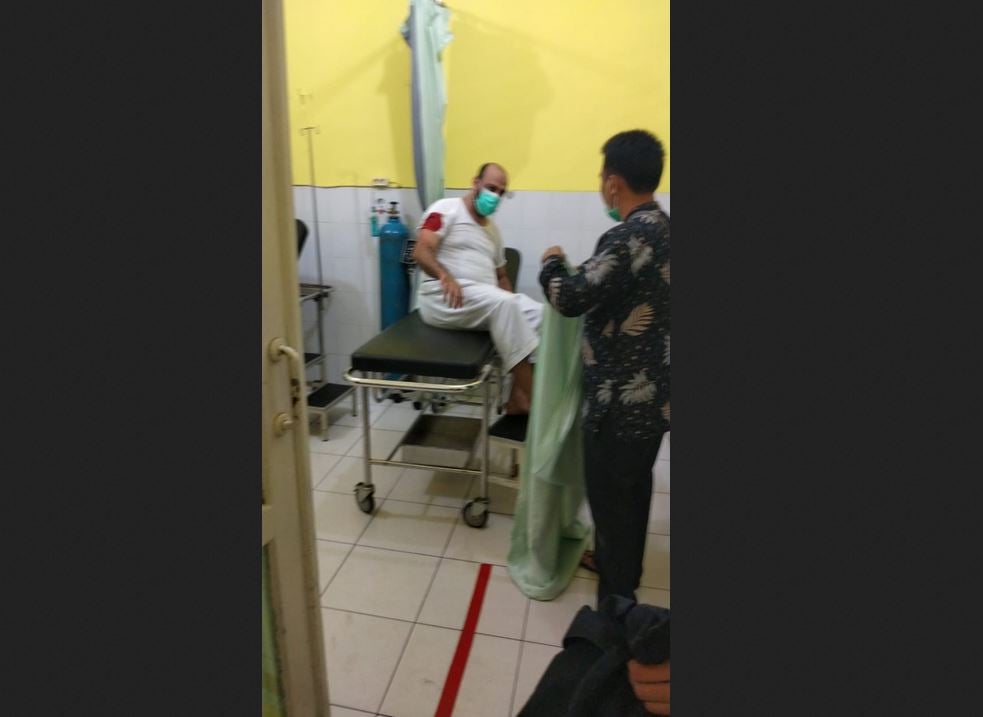 Syekh Ali Jaber alami penikaman di Bandar Lampung.