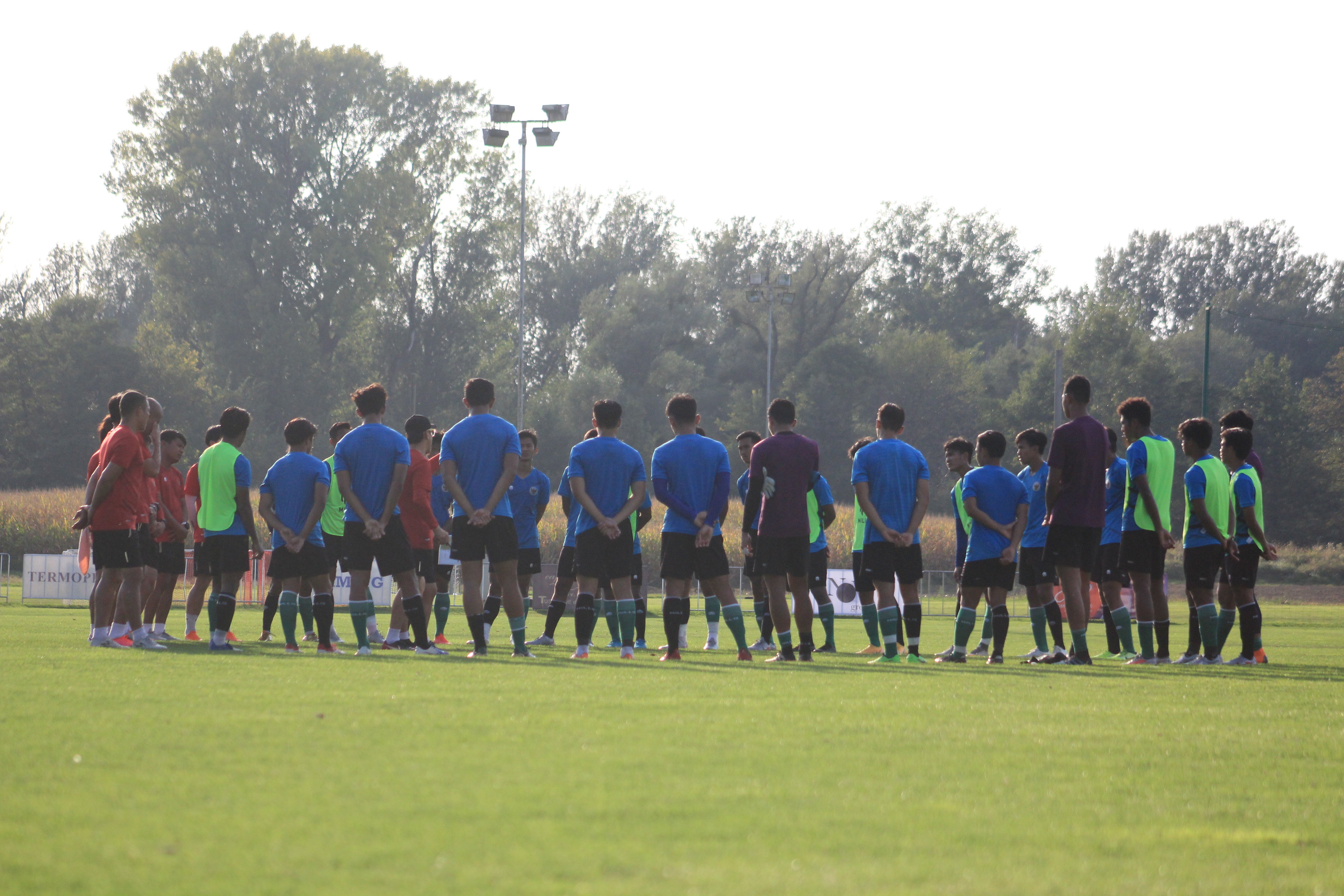 Timnas U-19 saat menjalani training camp di Kroasia