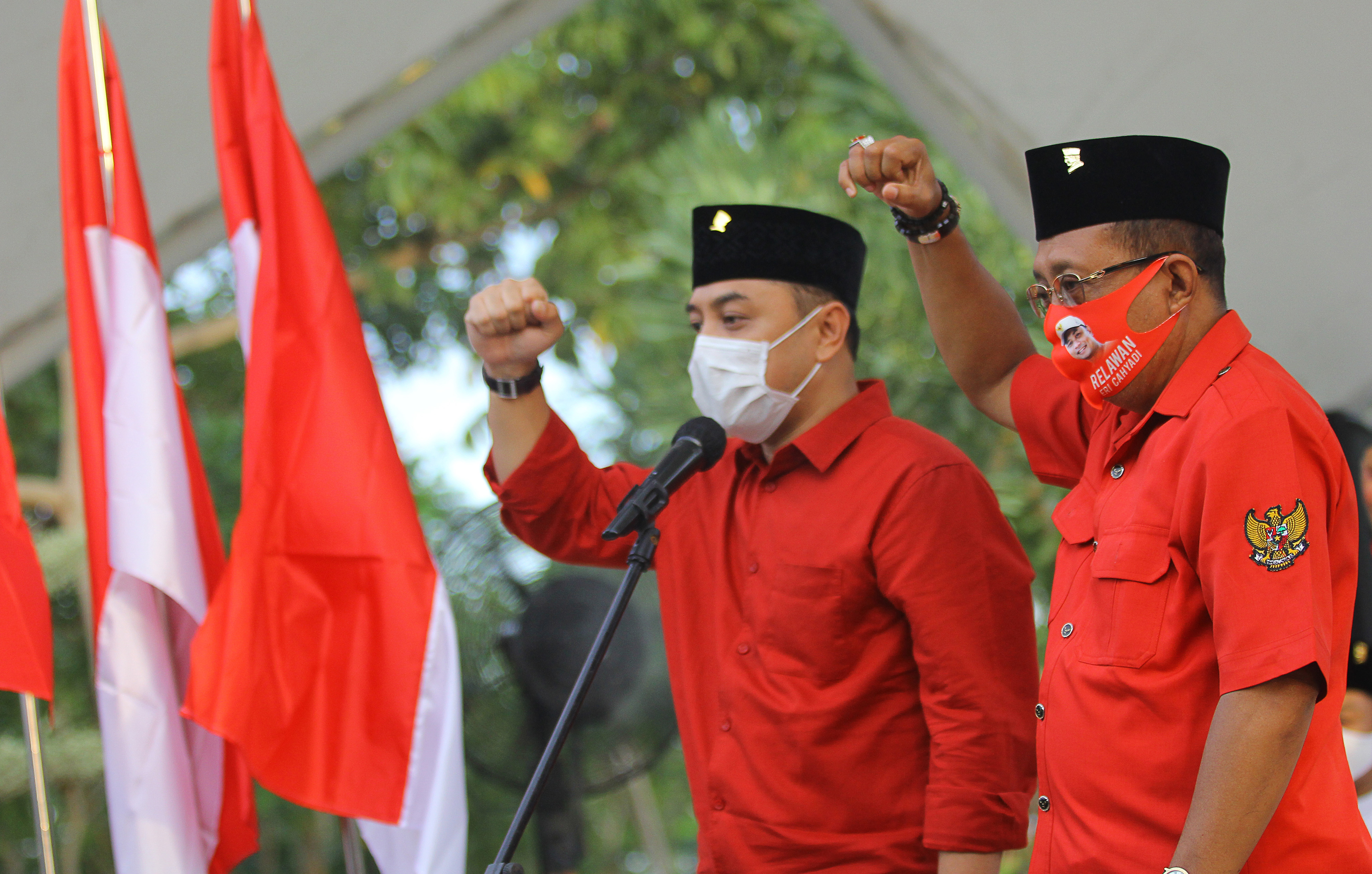 Pasangan Eri-Armuji yang diusung PDI Perjuangan