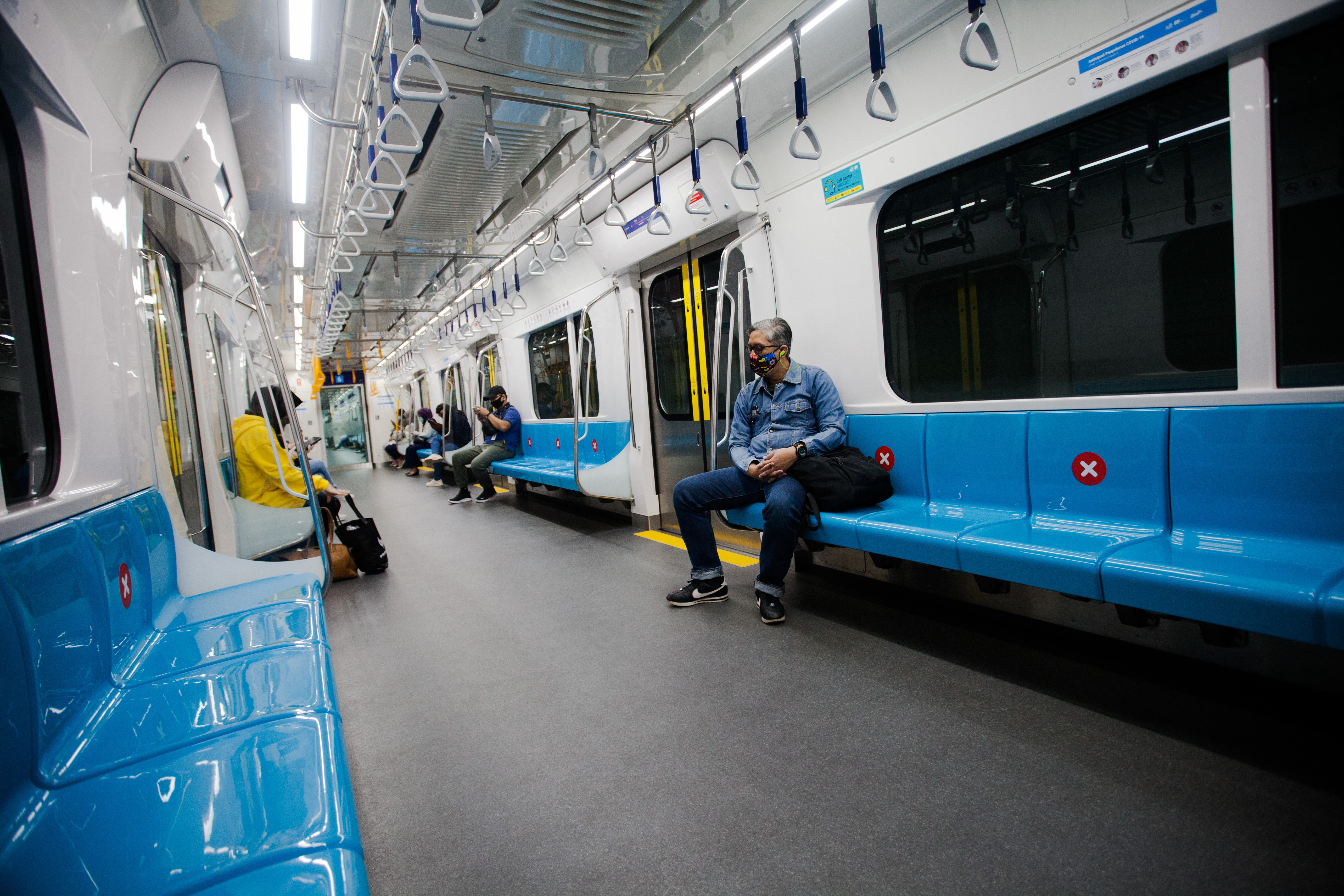 Jadwal operasional MRT Jakarta menyesuaikan pelaksaan PSBB.