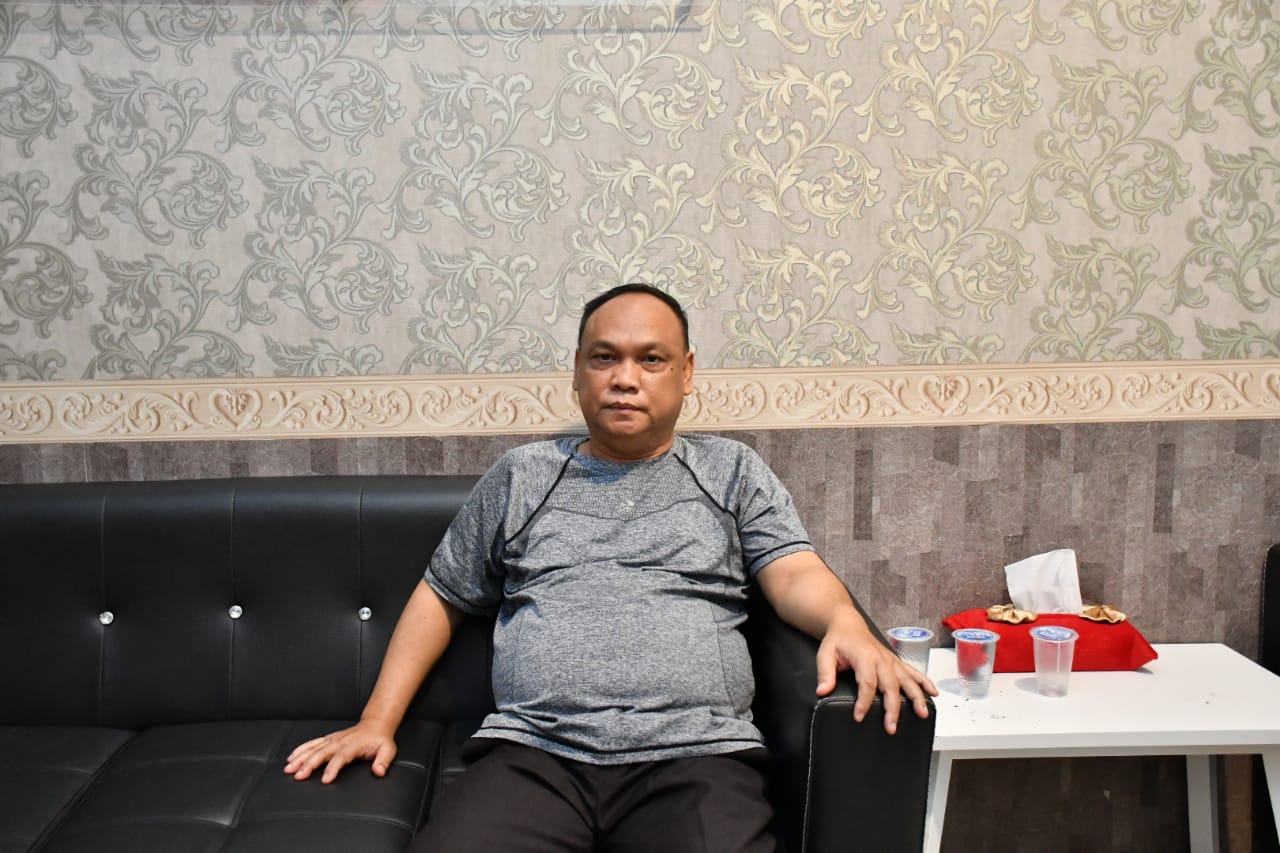 Terpidana kasus korupsi Joko Susilo yang ditangkap Tim Intelijen Kejagung di Jambi. 