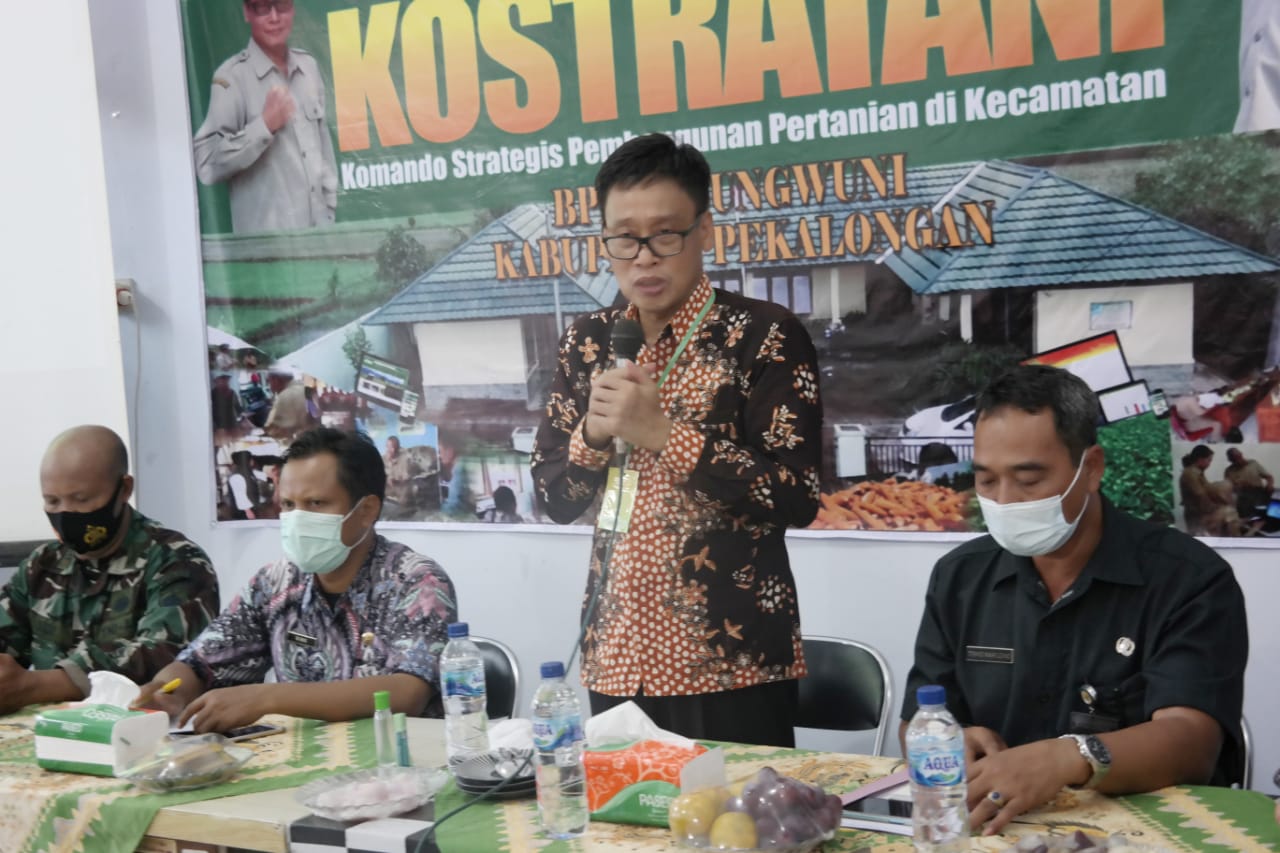 Kepala Badan Penyuluhan dan Pengembangan SDM Pertanian, Kementan, Dedi Nursyamsi melakukan tur ke Jateng.