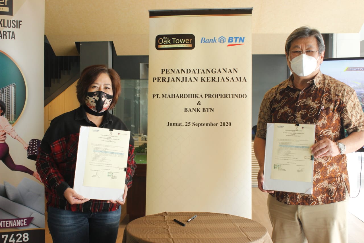 kerja sama BTN dengan mahardhika Propertindo