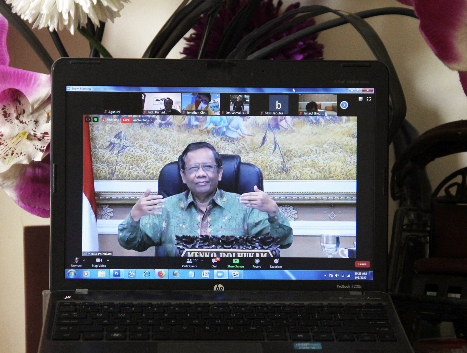 Menteri Koordinator Bidang Politik Hukum dan Keamanan Mahfud MD