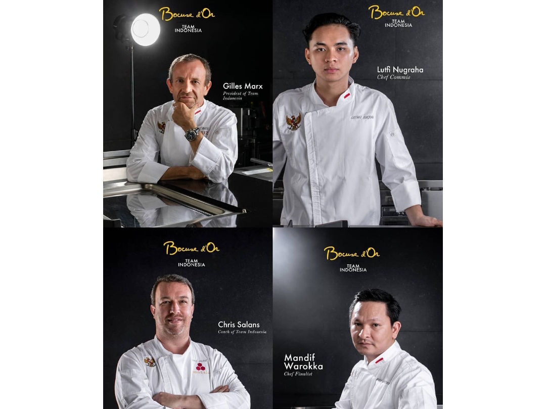 Tim Indonesia yang lolos ke Bocuse d'Or yang akan berlangsung Januari 2021.