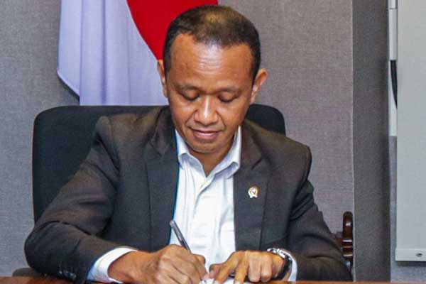 Bahlil Lahadalia, Kepala Badan Koordinasi Penanaman Modal (BKPM).