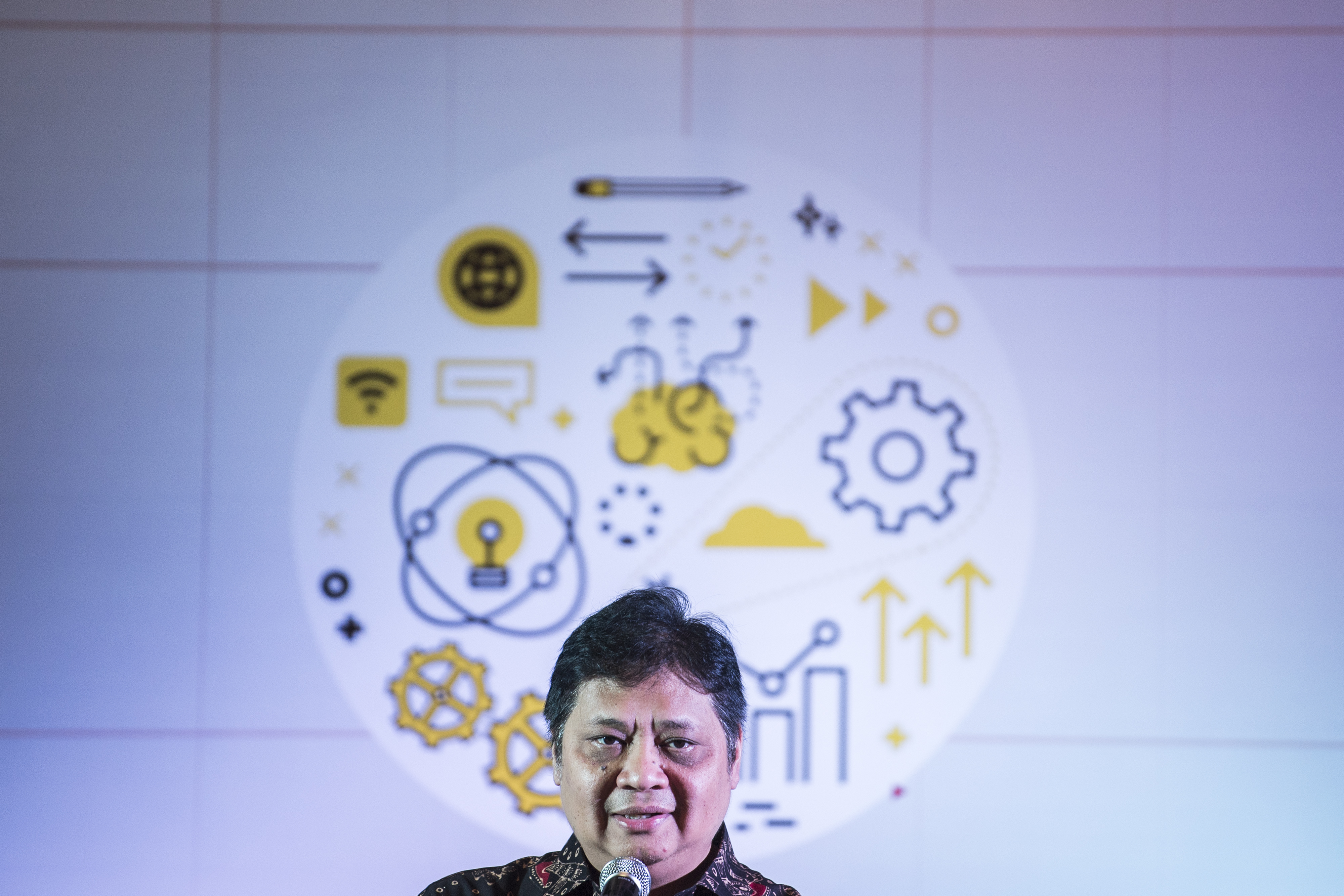 MENTERI Koordinator Bidang Perekonomian Airlangga Hartarto