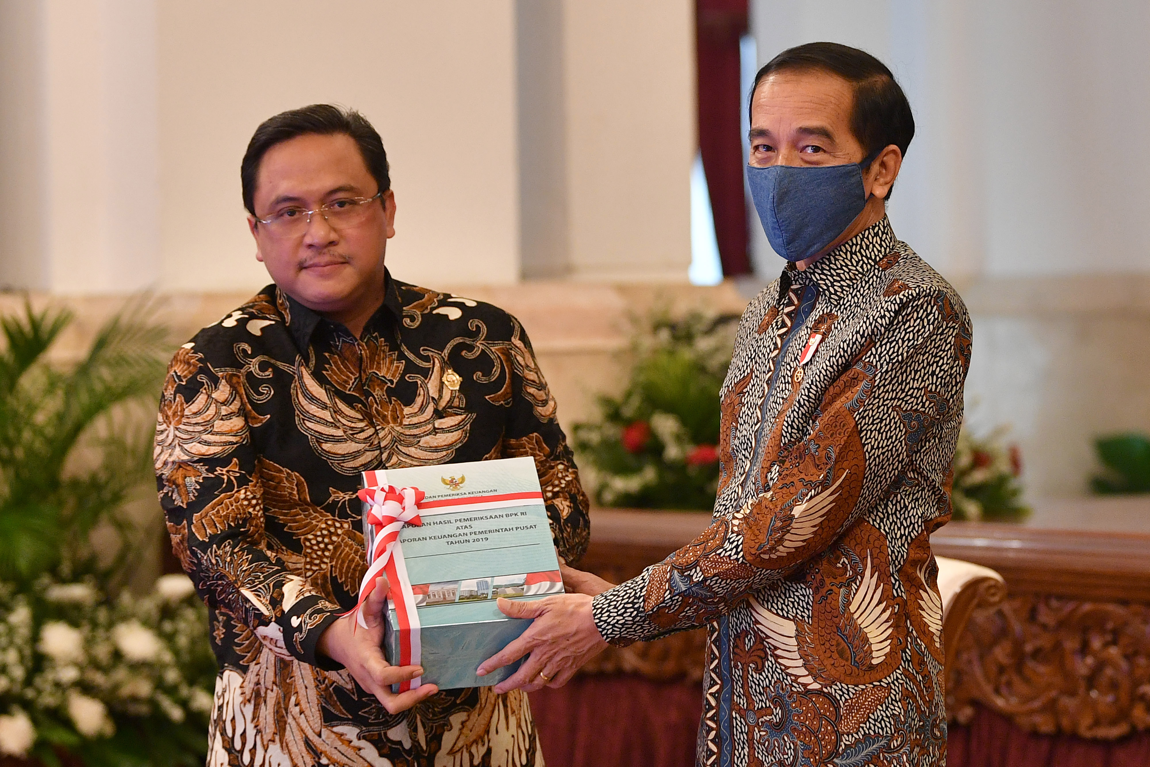 Ketua BPK Agung Firman Sampurna bersama Presiden Joko Widodo.