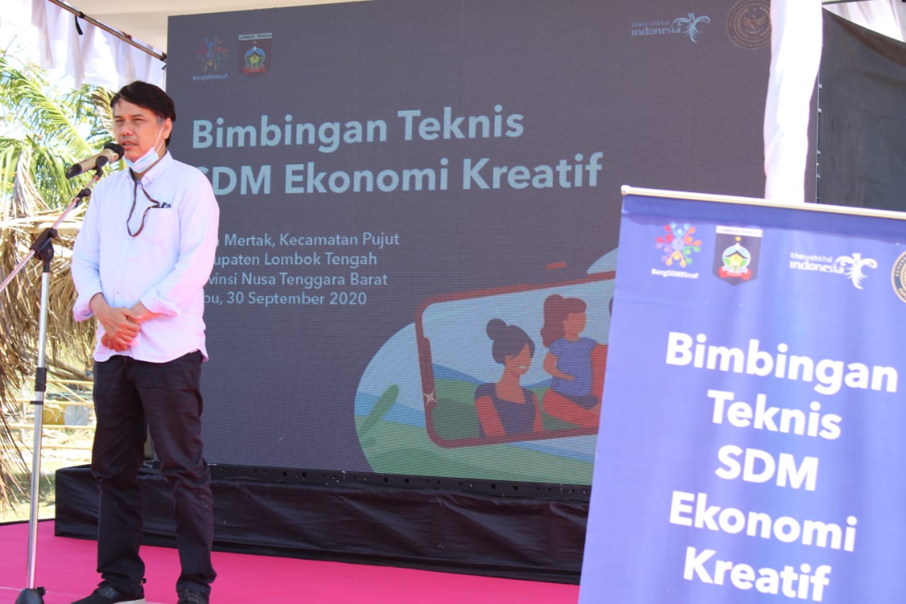  Analis Kebijakan Ahli Madya/Koordinator Edukasi III Direktorat Pengembangan SDM Ekraf Kemenparekraf/Baparekraf, Toar RE Mangaribi.