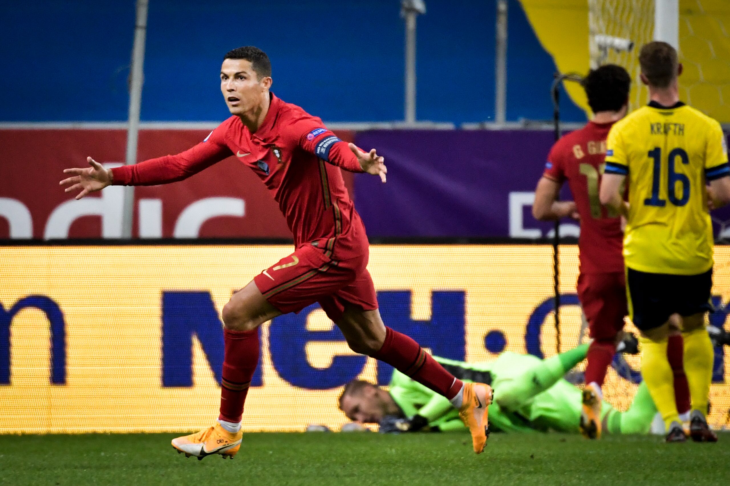 Pemain Portugal Cristiano Ronaldo