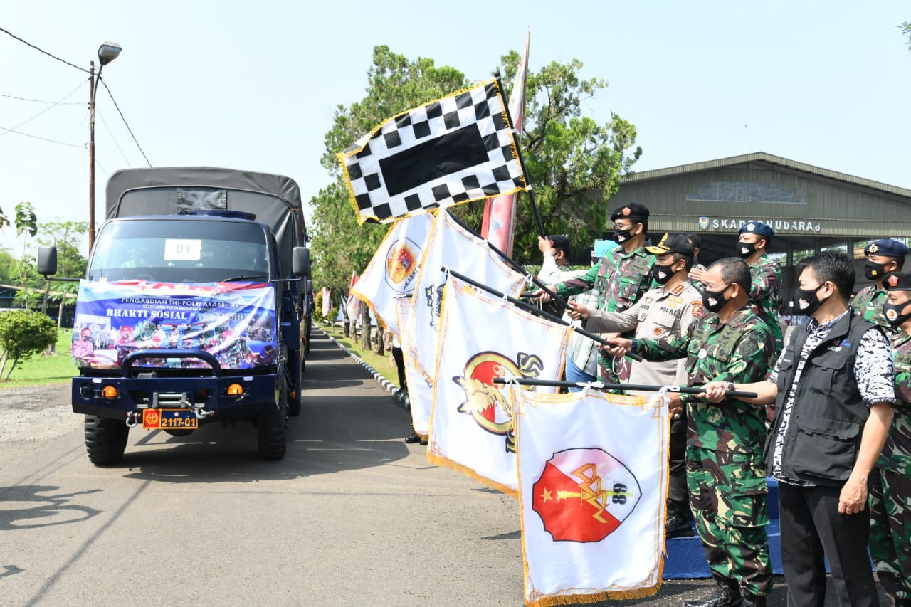 Bantuan sosial yang digalang alumni Akabri 1989 (Altar 89)