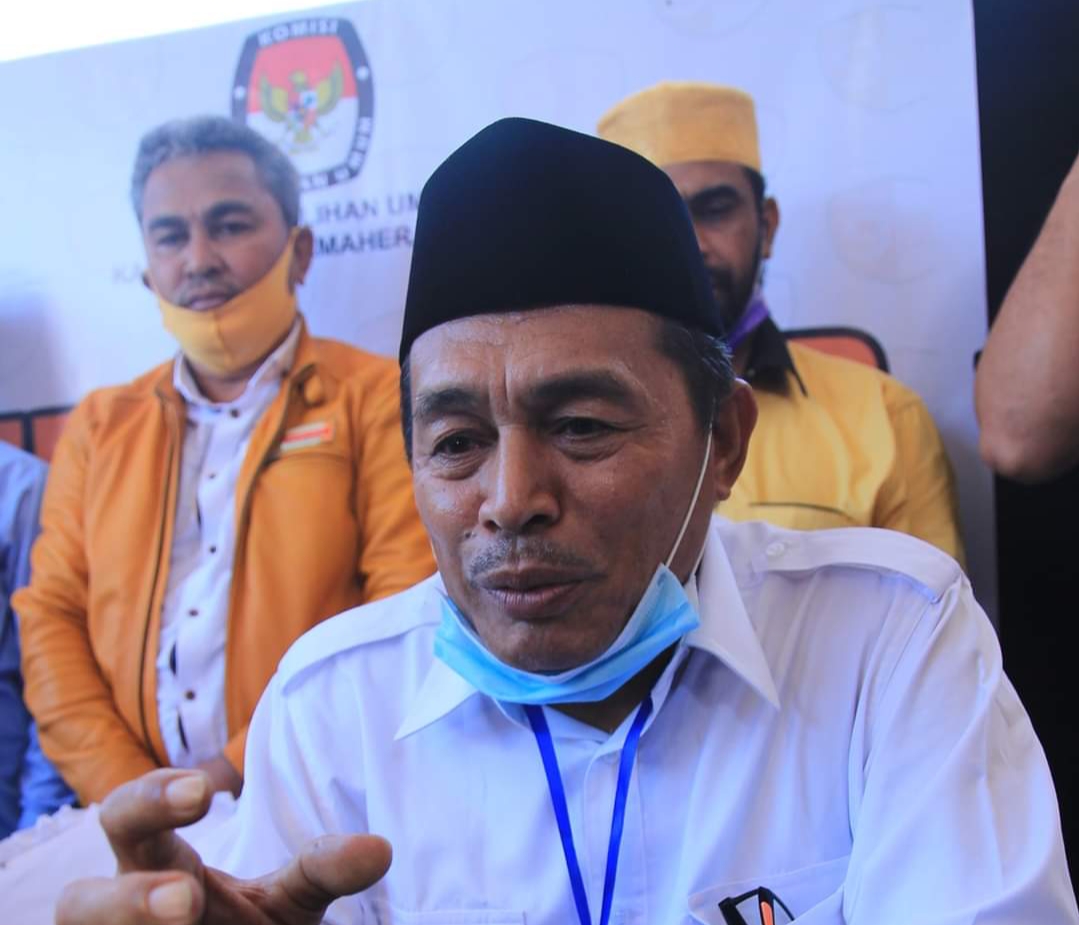 Calon Bupati Halmahera Timur, yang juga petahana, Muh Din