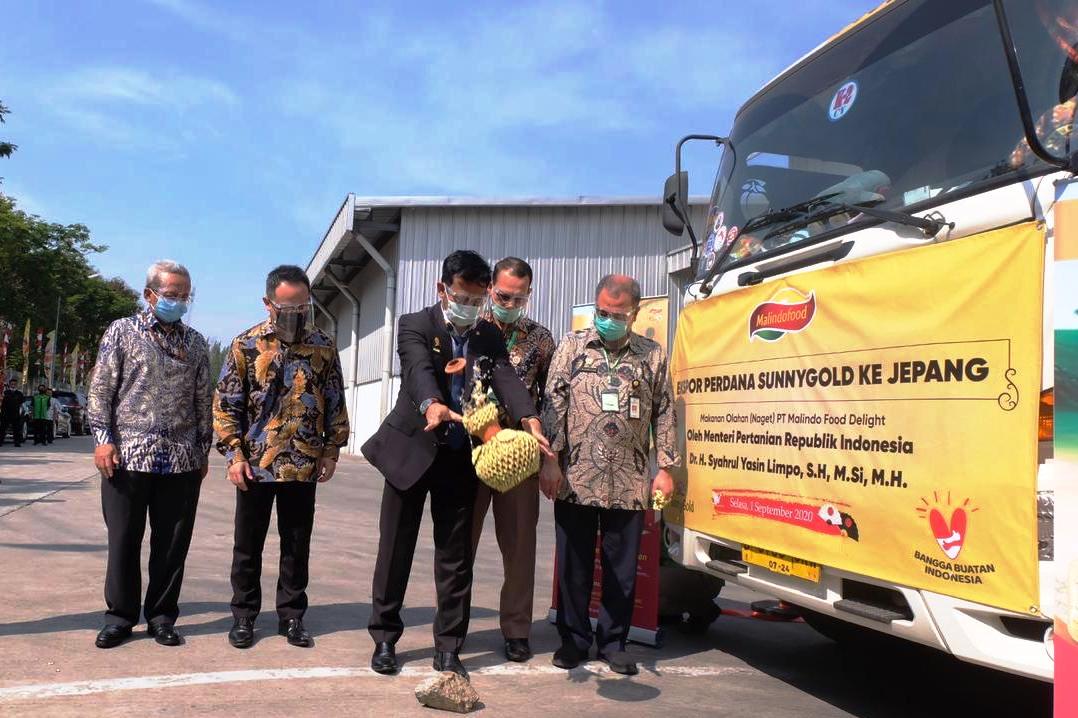 Mentan Syahrul Yasin Limpo (tengah).