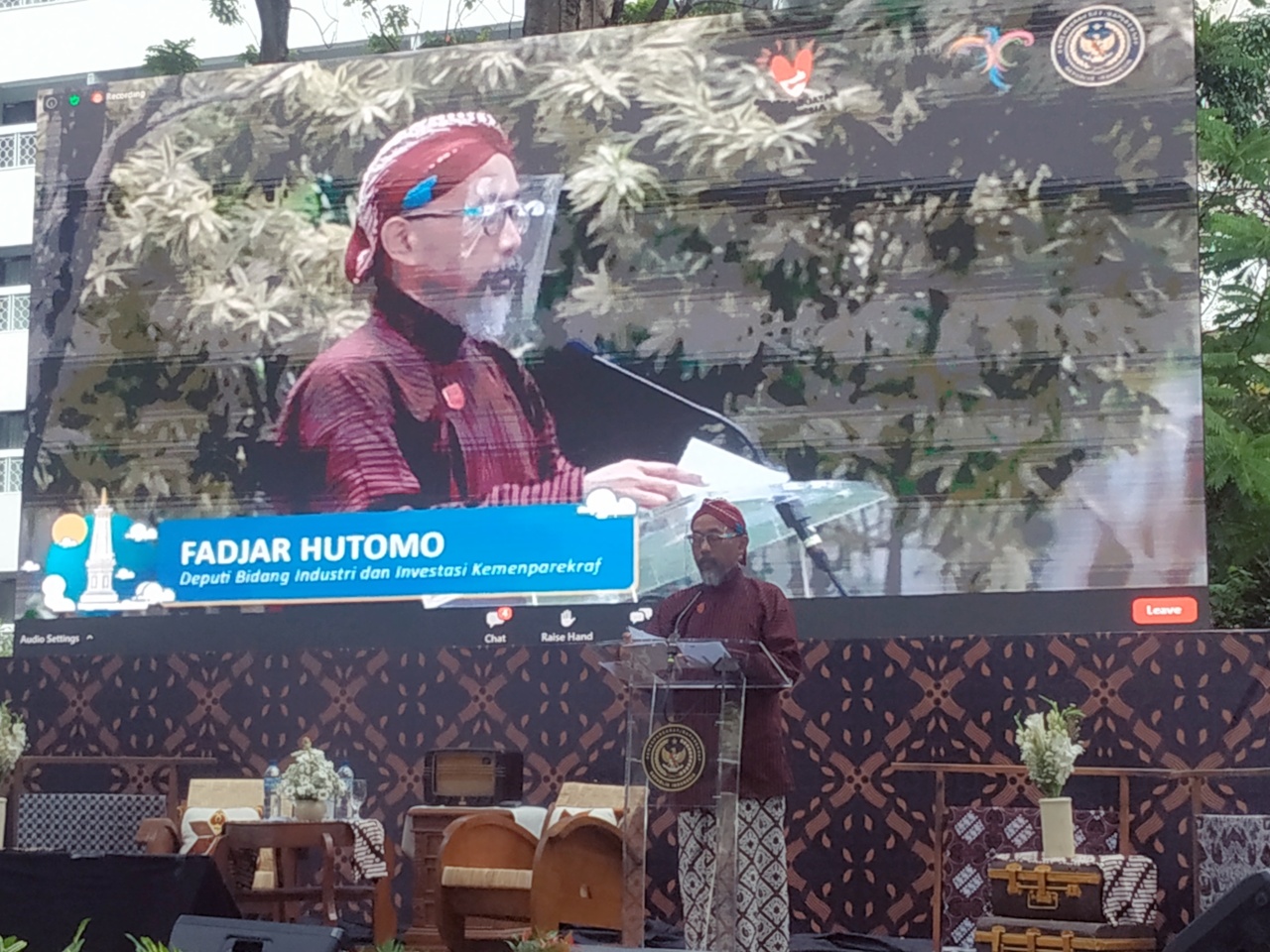 Fadjar Hutomo, Deputi Bidang Industri dan lnvestasi Kemenparekraf/Baparekraf.