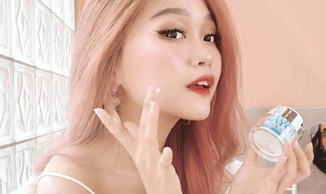 Ilustrasi kulit wajah glowing