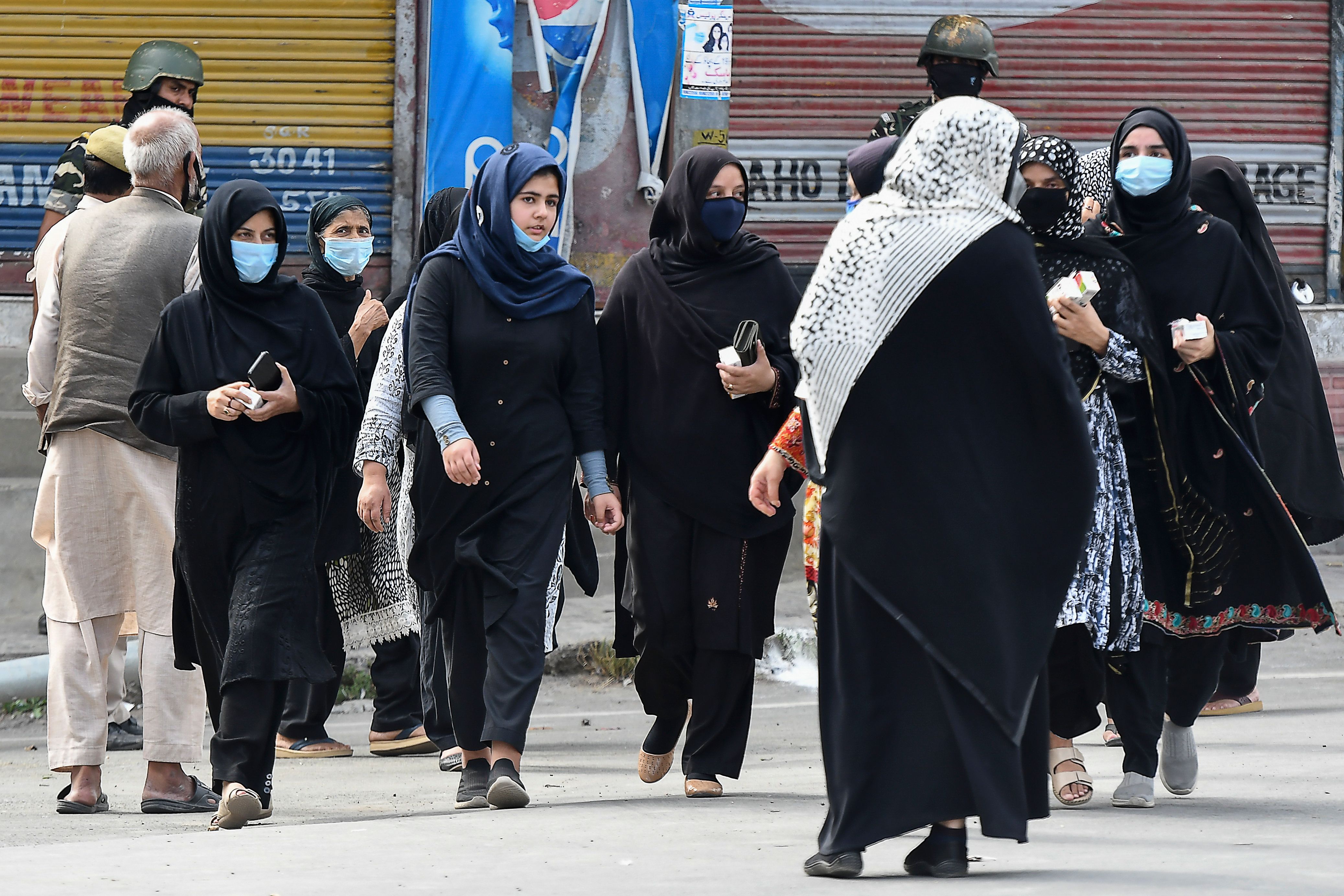 Ilustrasi umat Muslim di India.