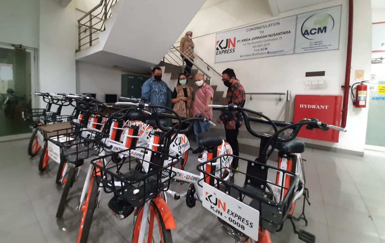 Armada Onthel yang dimiliki KJN Express