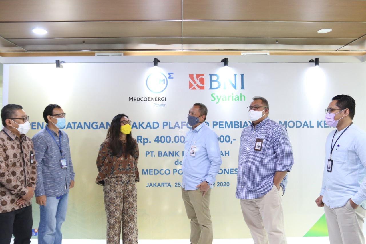 BNI Syariah Salurkan Pembiayaan Rp400 Miliar untuk Medco Power