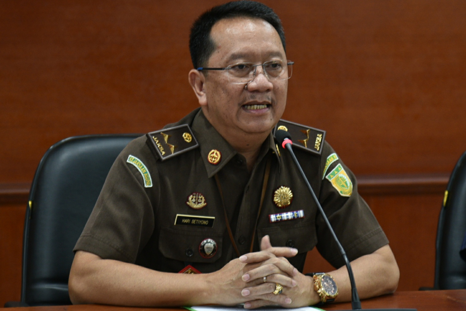 Kepala Pusat Penerangan Hukum Kejaksaan Agung Hari Setiyono