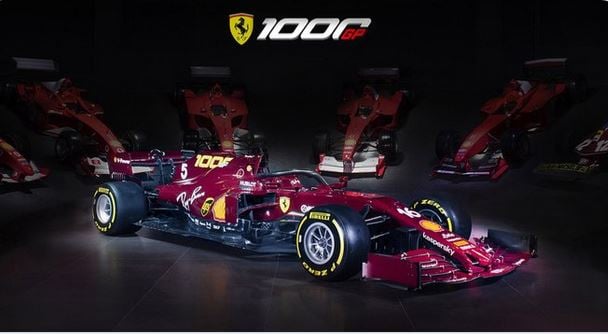 Mobil Ferrari yang akan digunakan di GP Tuscan.