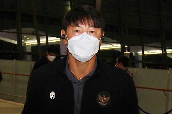 Shin Tae-yong, pelatih tim nasional Indonesia U-19.