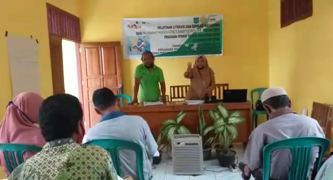 Sebanyak 160 peserta dari 80 Rumah Tangga Petani (RTP) ikuti pelatihan Pelatihan Literasi dan Edukasi Keuangan Program IPDMIP di NTB..   