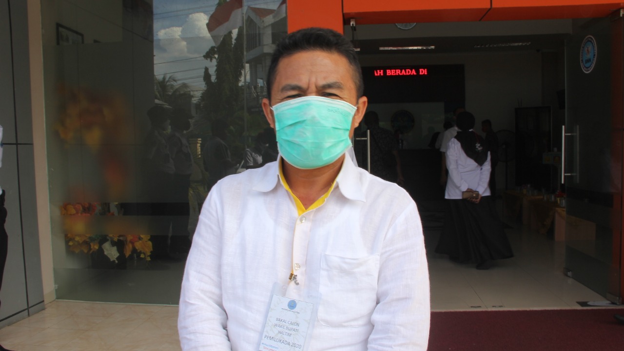 Calon Wakil Bupati Halmahera Timur, Anjas Taher akan berpasangan dengan Ubaid Yakub yang menggantikan Muh Din Ma'bud sebagai balon bupati.