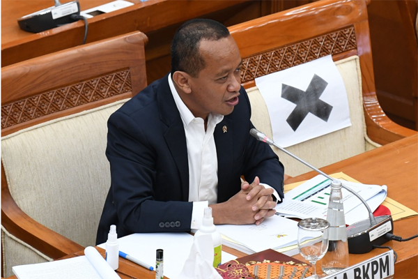 Kepala Badan Koordinasi Penanaman Modal (BKPM) Bahlil Lahadalia