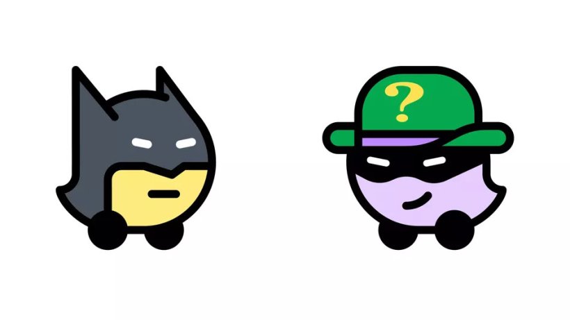 Pilih pemandu Anda di Waze, Batman atau The Riddler? 