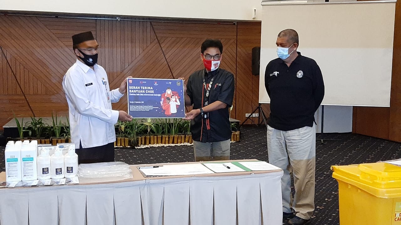 Acara CHSE dalam Memasuki Adaptasi Kebiasaan Baru di Destinasi Pariwisata Provinsi Kepulauan Bangka Belitung di Pangkalpinang, Rabu (9/9).