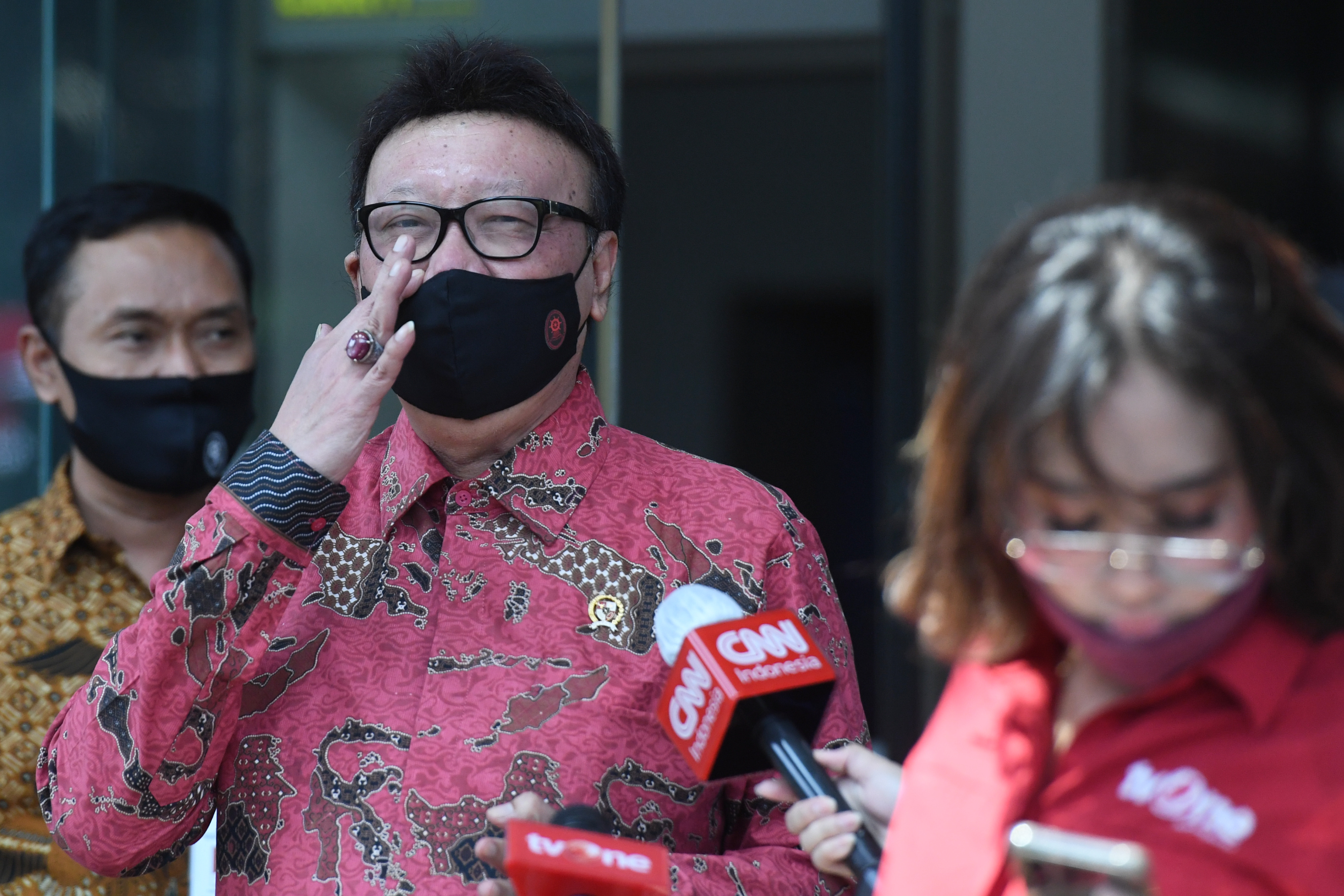 Menpan RB Tjahjo Kumolo di Gedung KPK, Jakarta, Rabu (26/8/2020). 