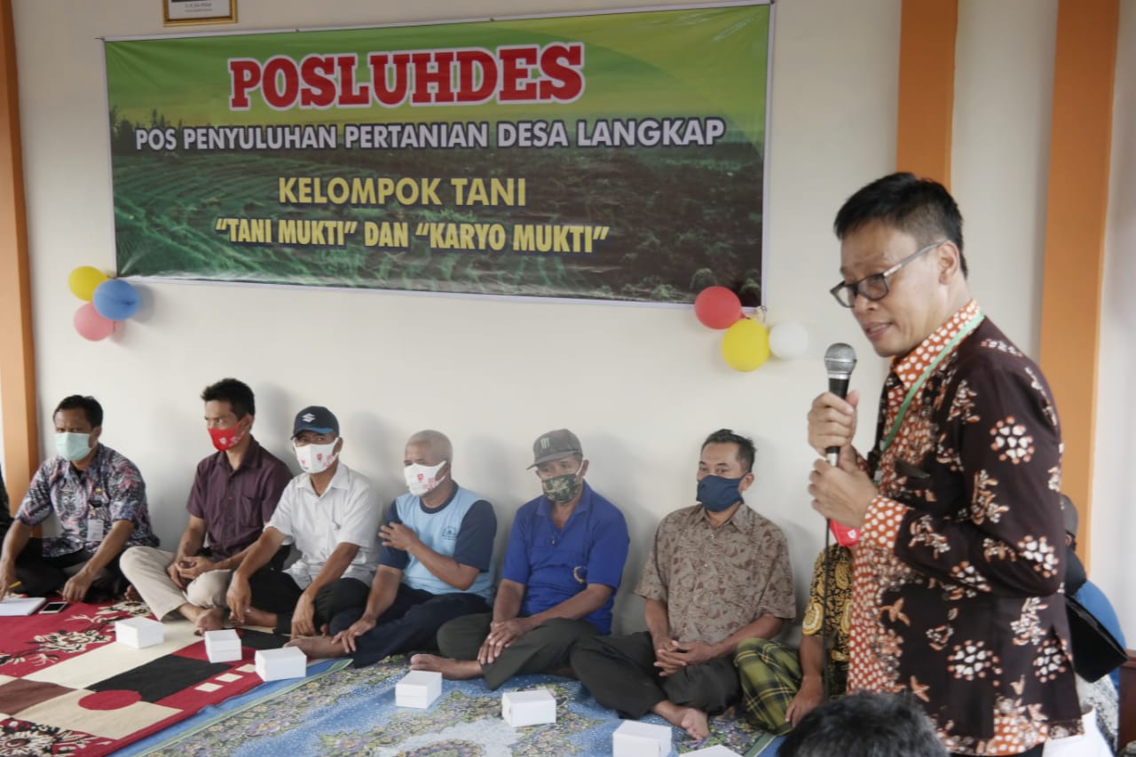Kepala Badan Penyuluhan dan Pengembangan SDM Pertanian (BPPSDMP), Kementan, Dedi Nursyamsi di Pekalongan, Jawa Tengah.  