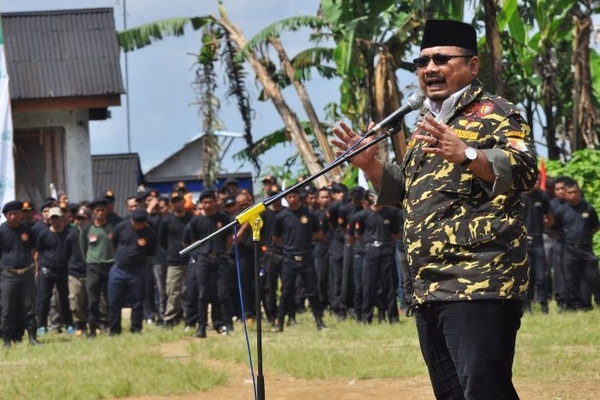 Ketua Umum GP Ansor (Gerakan Pemuda Ansor) Yaqut Cholil Qoumas  