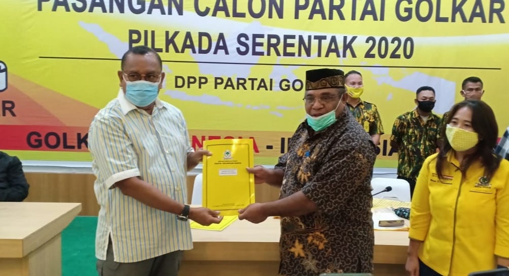 Rekomendasi Partai Golkar untuk Petrus Kasihiw dan Matret Kokop di Pilkada Teluk Bintuni