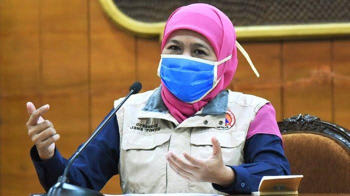 Gubernur Jatim Khofifah Indar Parawansa. 