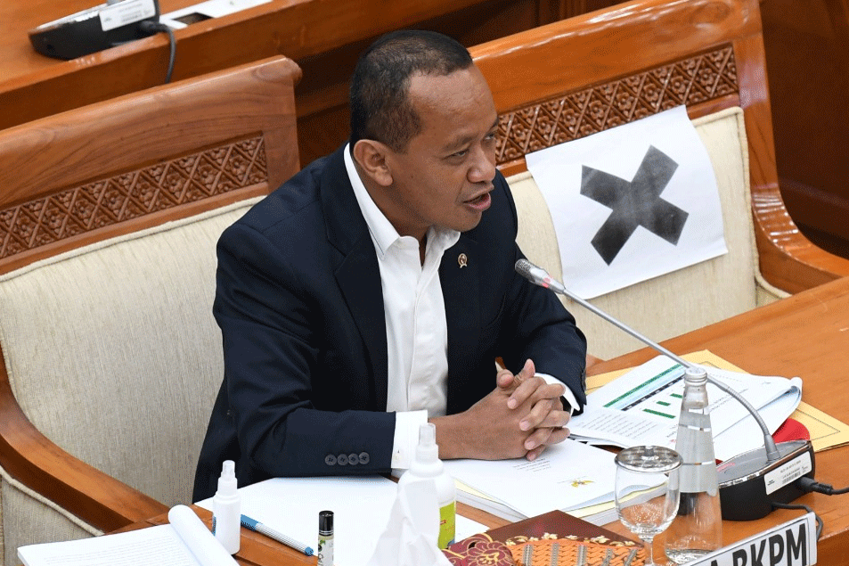  Kepala Badan Koordinasi Penanaman Modal (BKPM) Bahlil Lahadalia