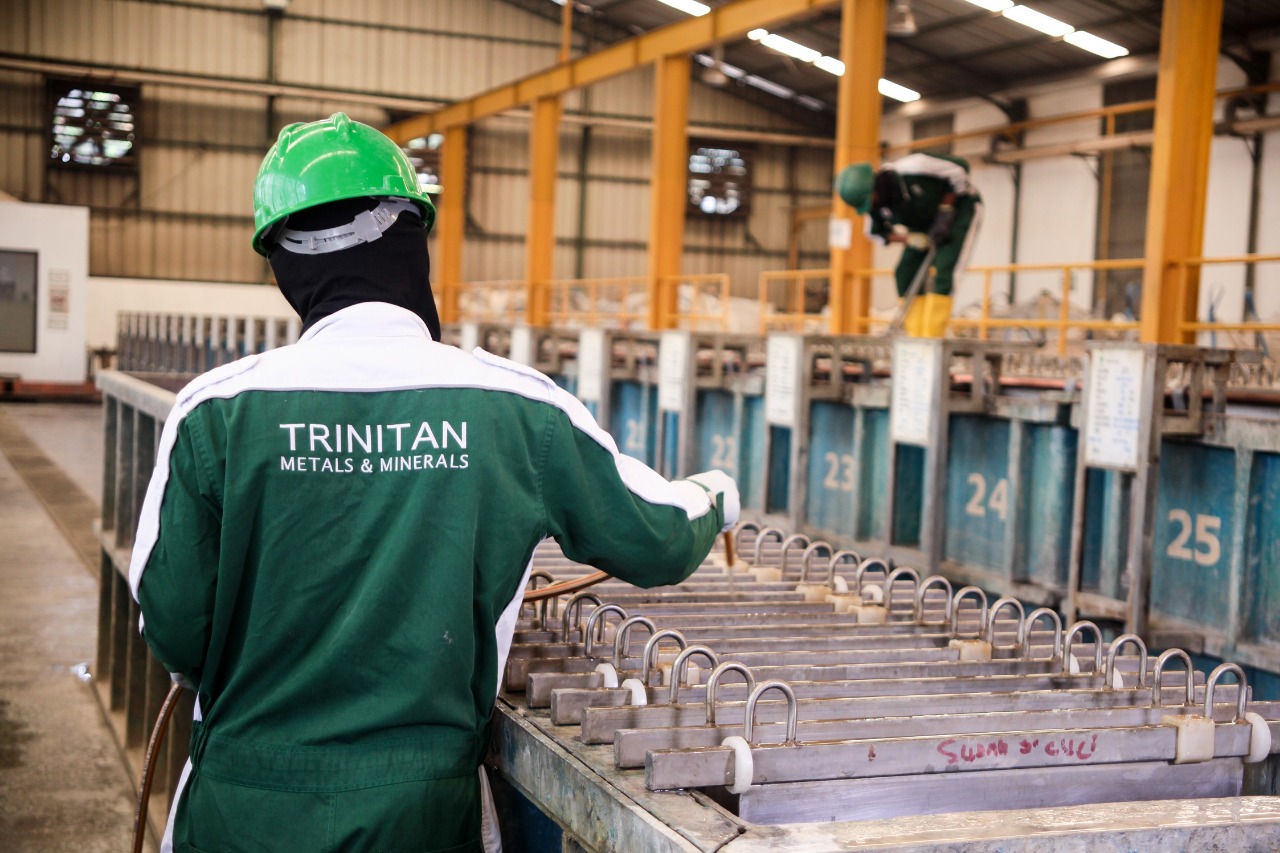 Aktivitas pengolahan mineral dengan teknologi Hidrometalurgi yang dilakukan oleh TMM