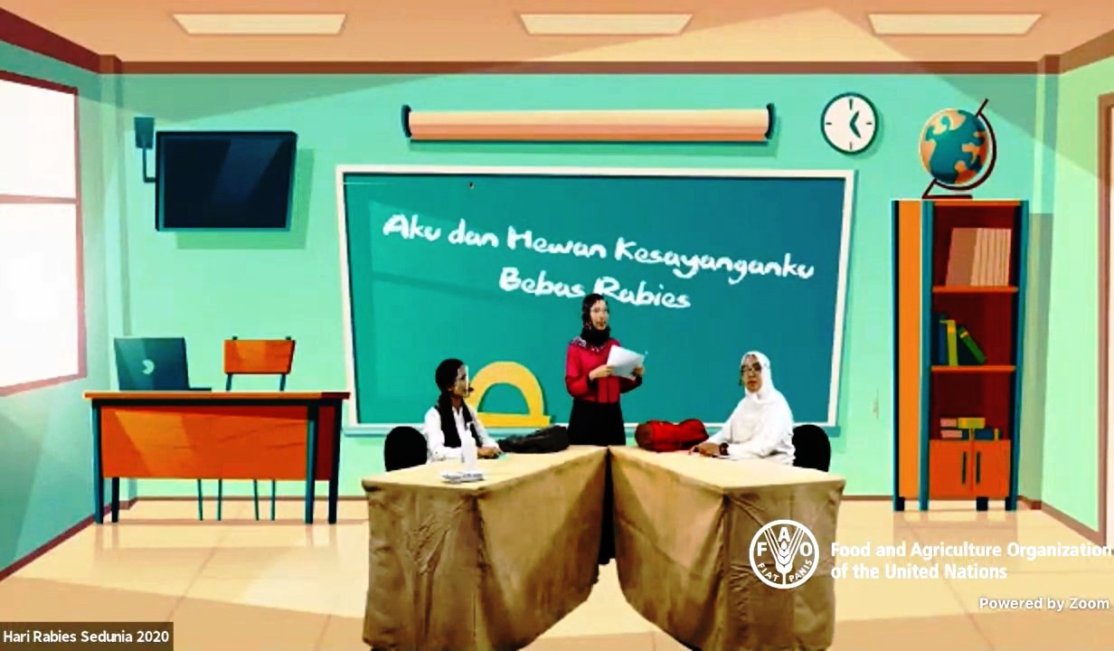 Hari Rabies Sedunia 2020: Edukasi Webinar Drama Anak-Aku dan Hewan Kesayanganku Bebas Rabies