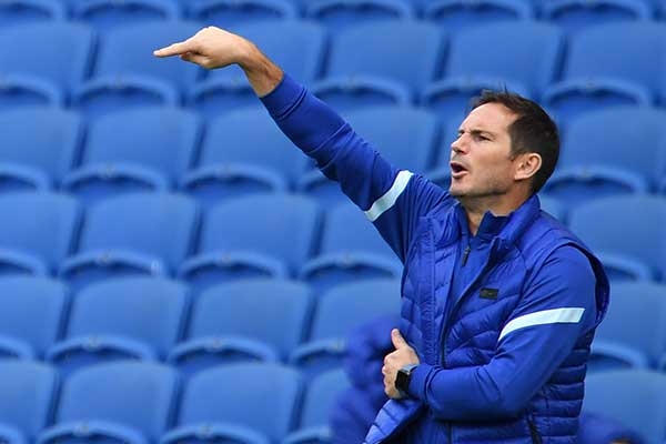 Pelatih Chelsea Frank Lampard