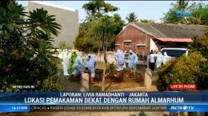 Suasana pemakaman Sekda DKI, Saefullah.